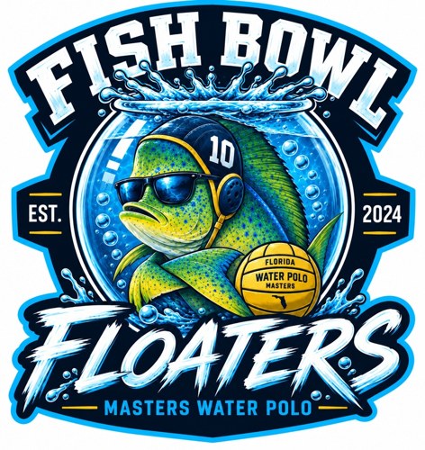 Fish Bowl Floaters Masters Water Polo logo, established 2024